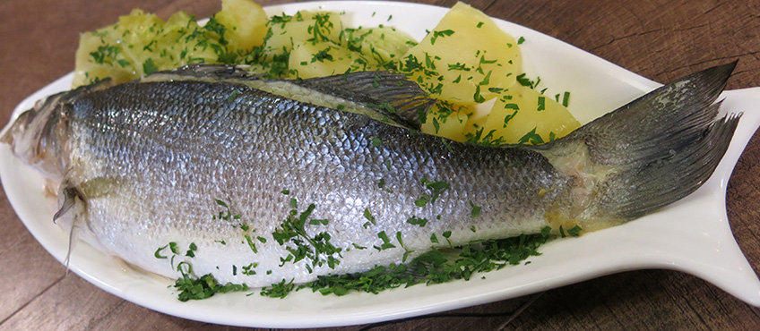 Riba sa belim zeljem